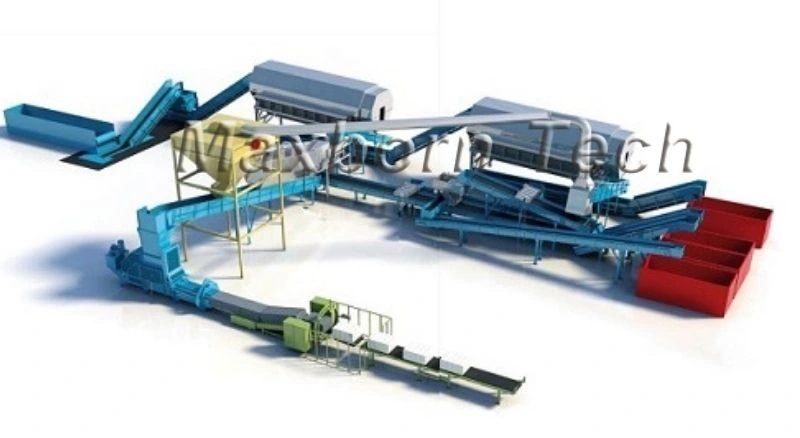 Msw Sorting Table for Waste Management Industry Recycling